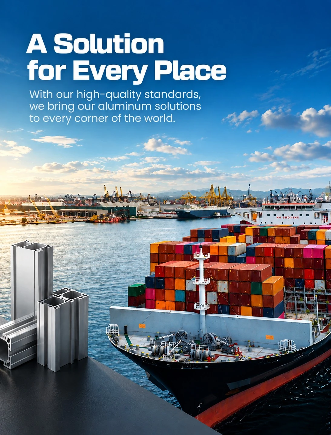 Exports and Global Solutions for Aluminium Profiles