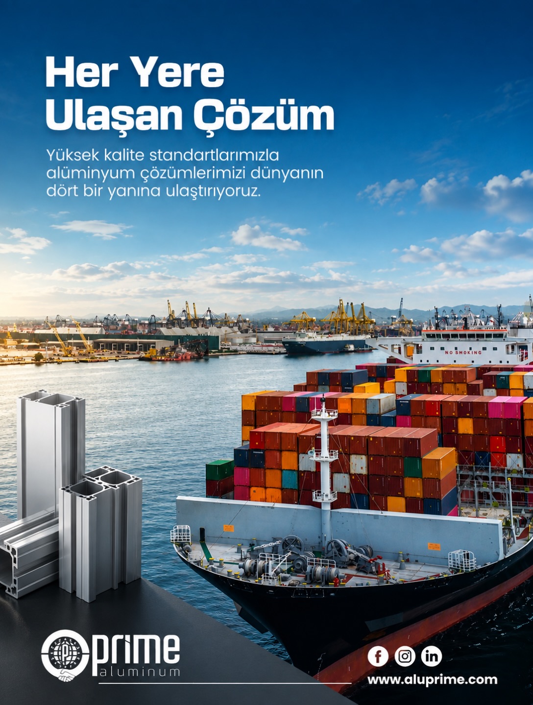 🌍 Her Yere Ulaşan Çözüm Prime Alüminyum…