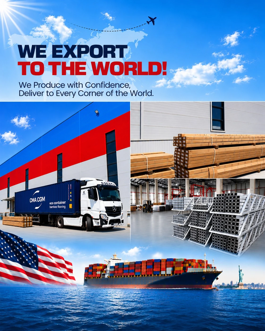 Strong manufacturing with a global reach.